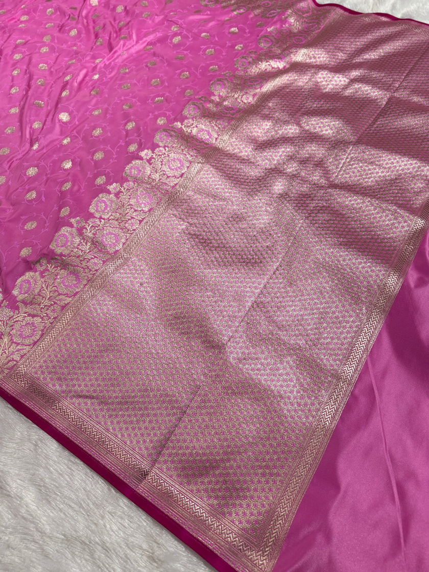 BANARASI MASHRU KATAN SILK SAREE HN533