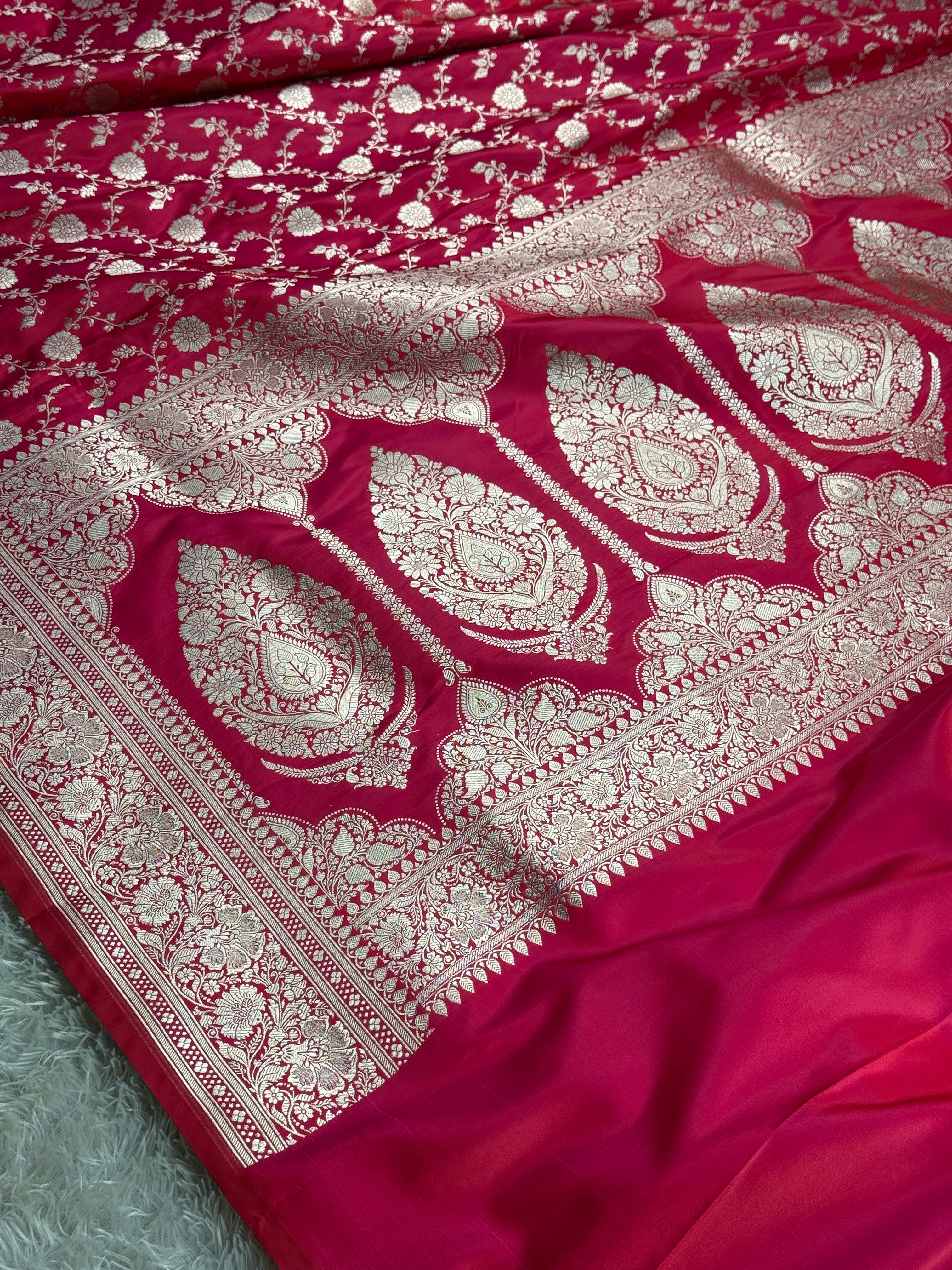 BANARASI MASHRU KATAN SILK SAREE HN950