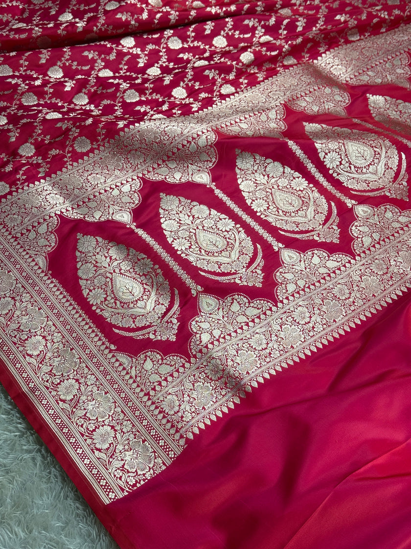 BANARASI MASHRU KATAN SILK SAREE HN950