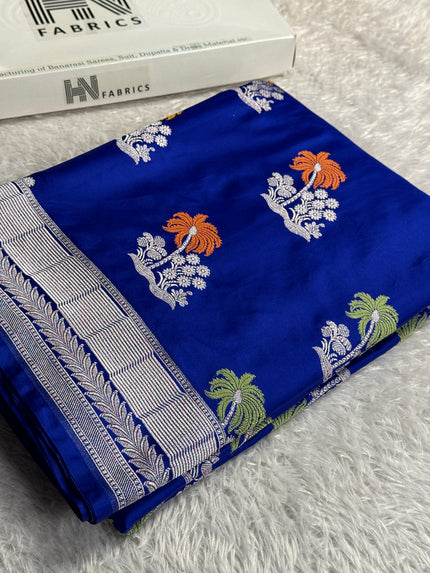 BANARASI MASHRU KATAN SILK SAREE MK050