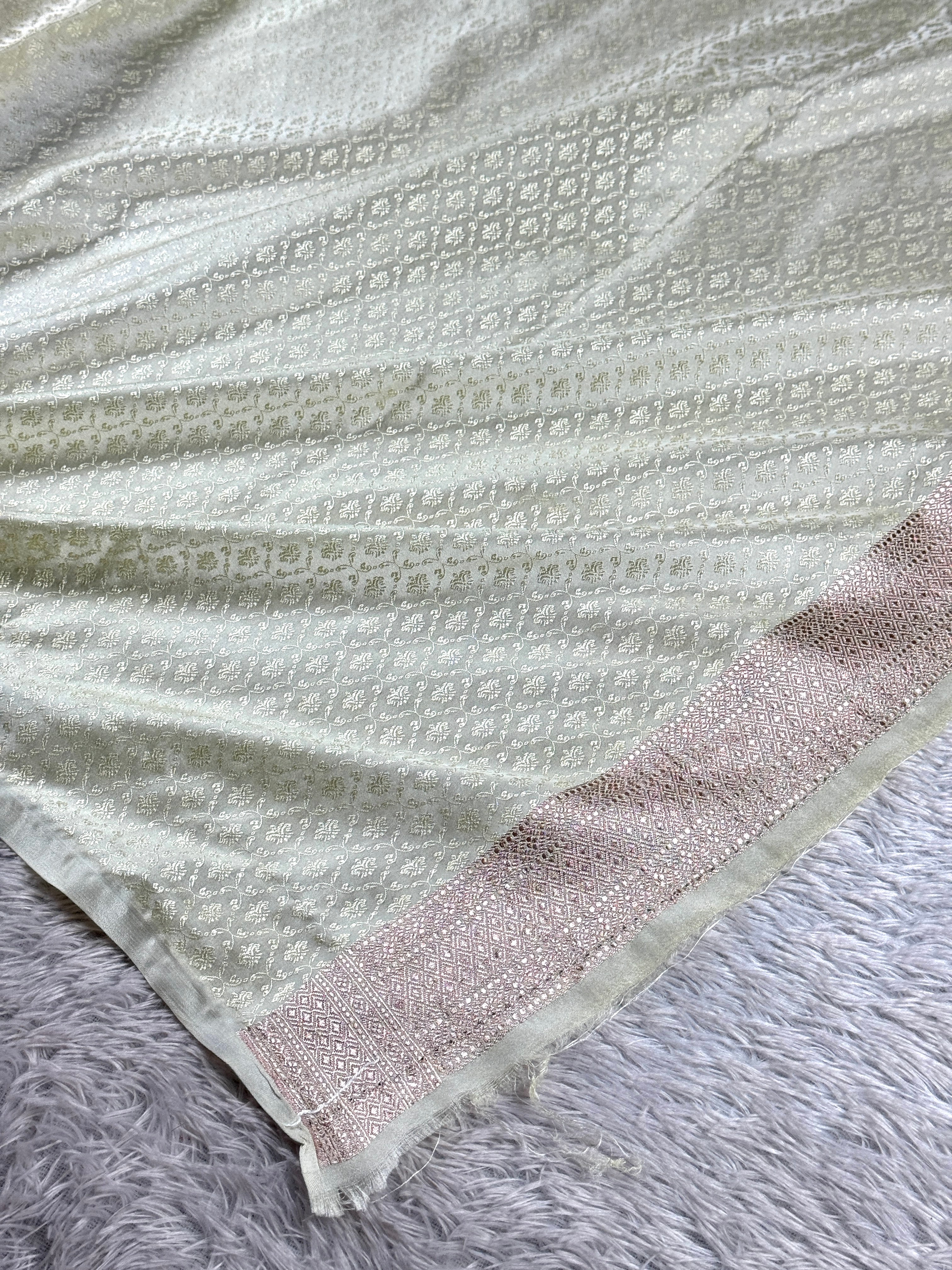 BANARASI MASHRU KATAN SILK SAREE MK016