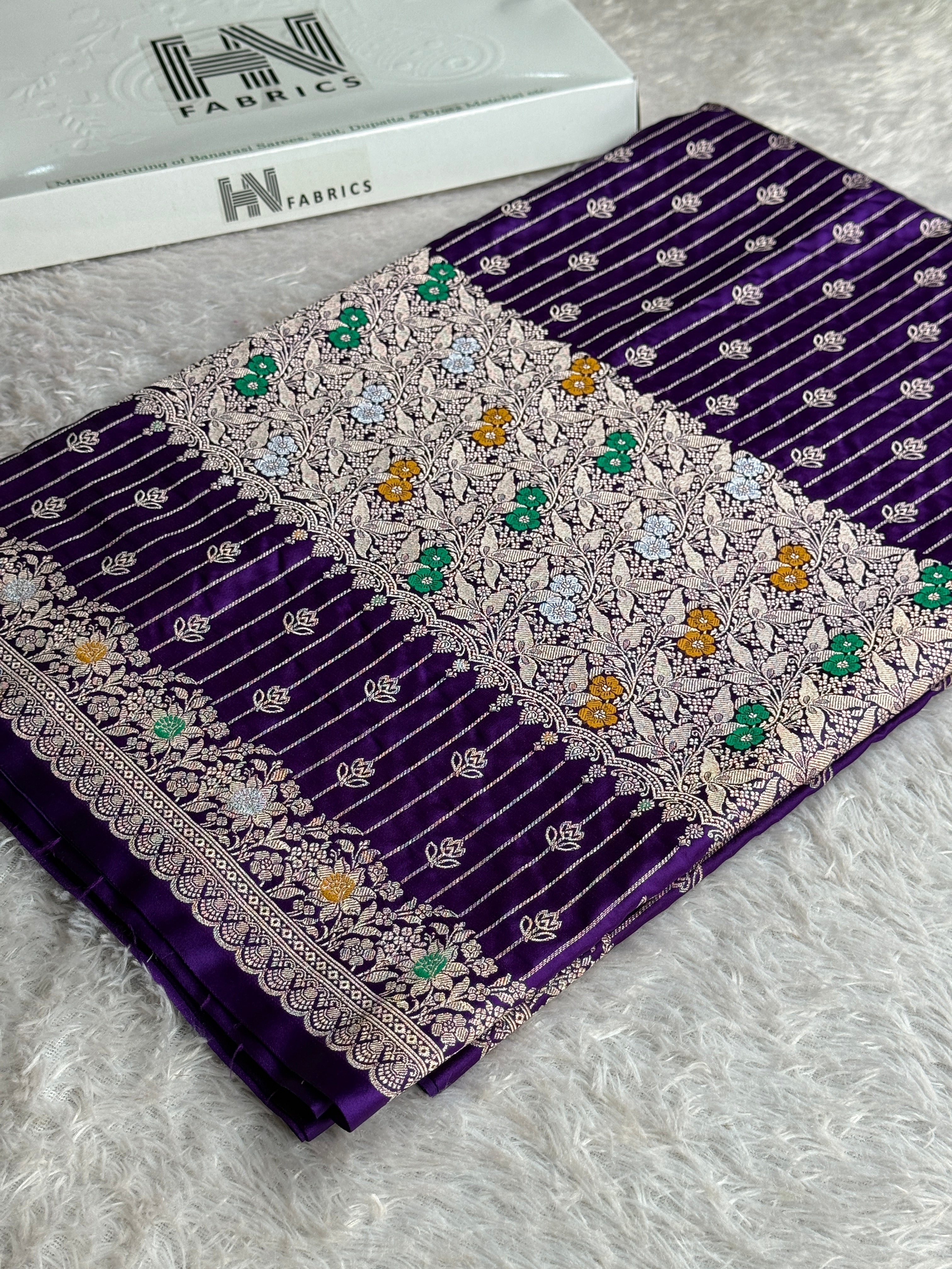 BANARASI MASHRU KATAN SILK SAREE MK029