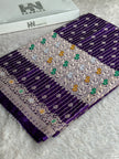 BANARASI MASHRU KATAN SILK SAREE MK029