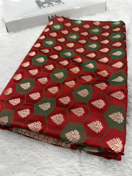 Banarasi mashru katan silk saree tanchui design hn112