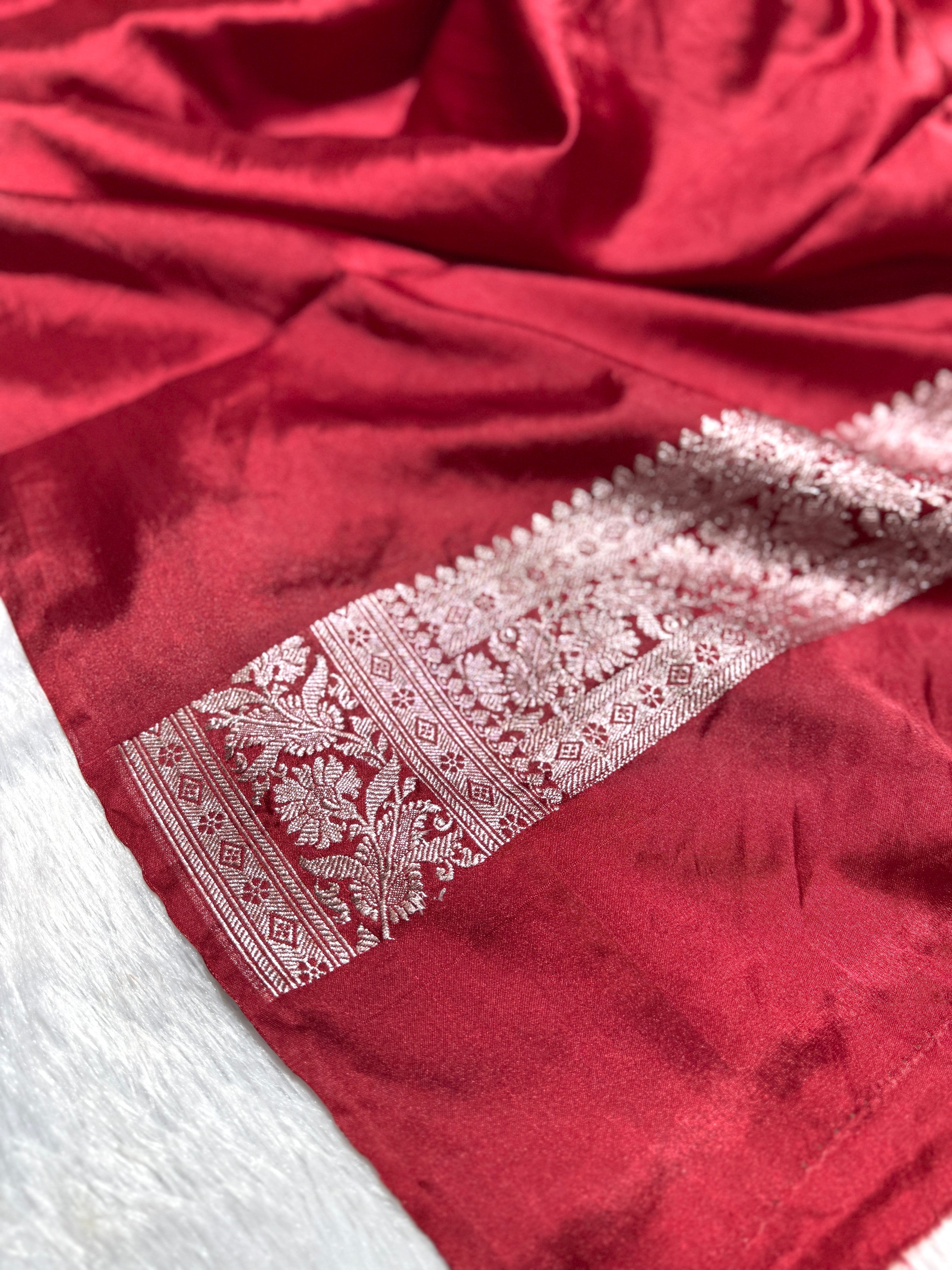 BANARASI MASHRU KATAN SILK SAREE HN330