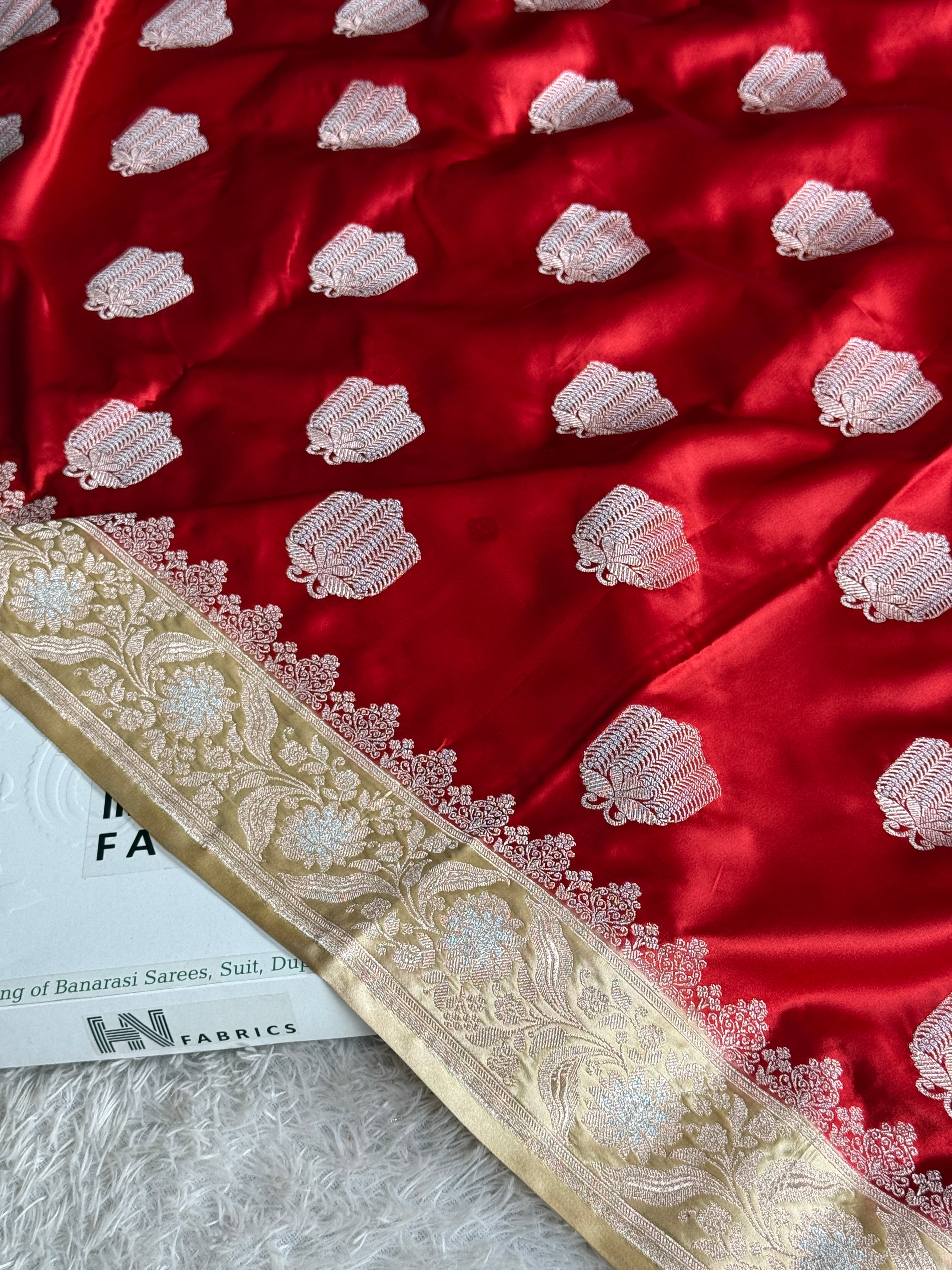 BANARASI MASHRU KATAN SILK SAREE MK033