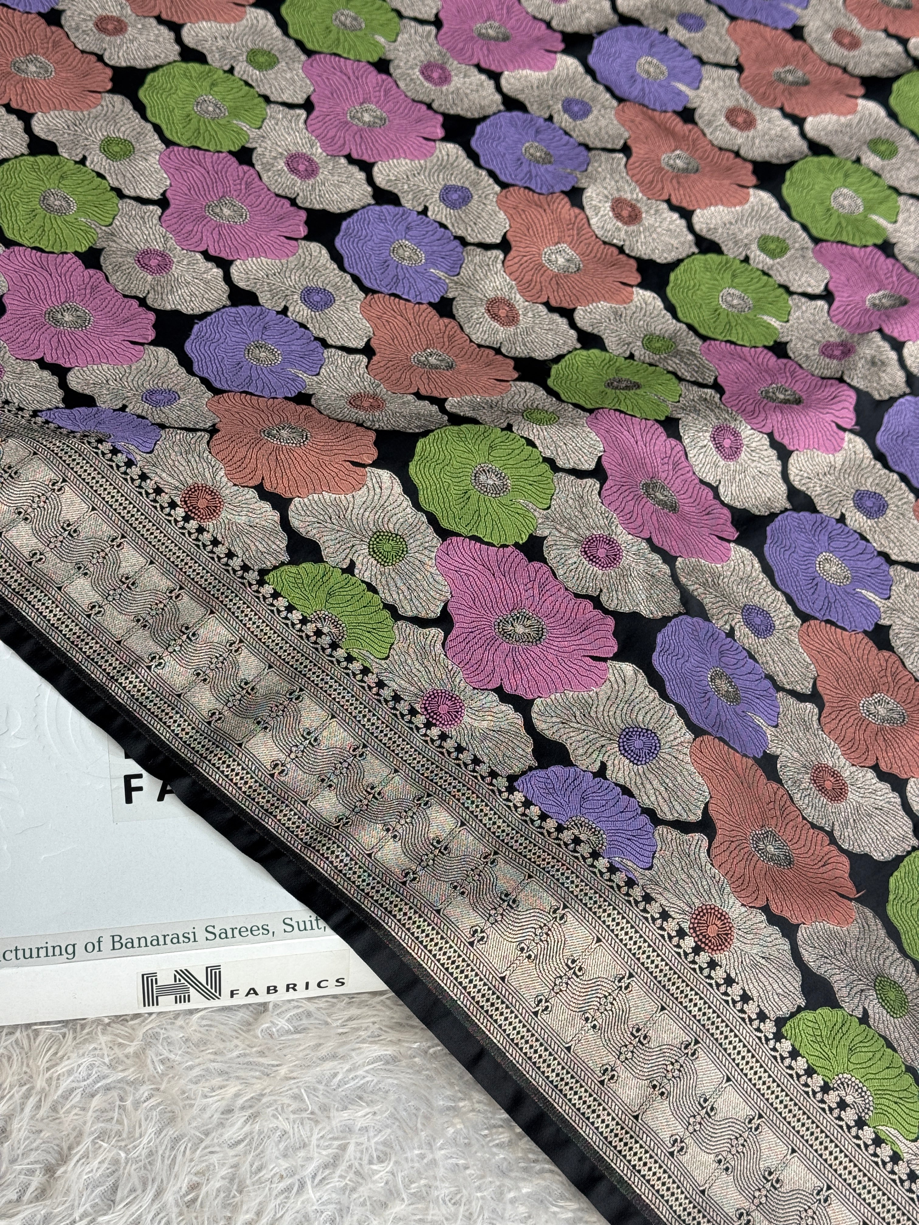 NITA AMBANI MAN INSPIRED BANARASI MASHRU KATAN SILK SAREE MK080