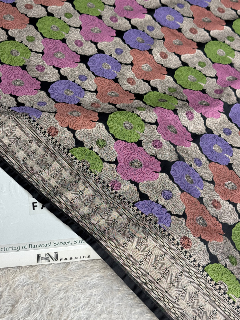 NITA AMBANI MAN INSPIRED BANARASI MASHRU KATAN SILK SAREE MK080