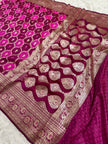 BANARASI MASHRU KATAN SILK SAREE HN536