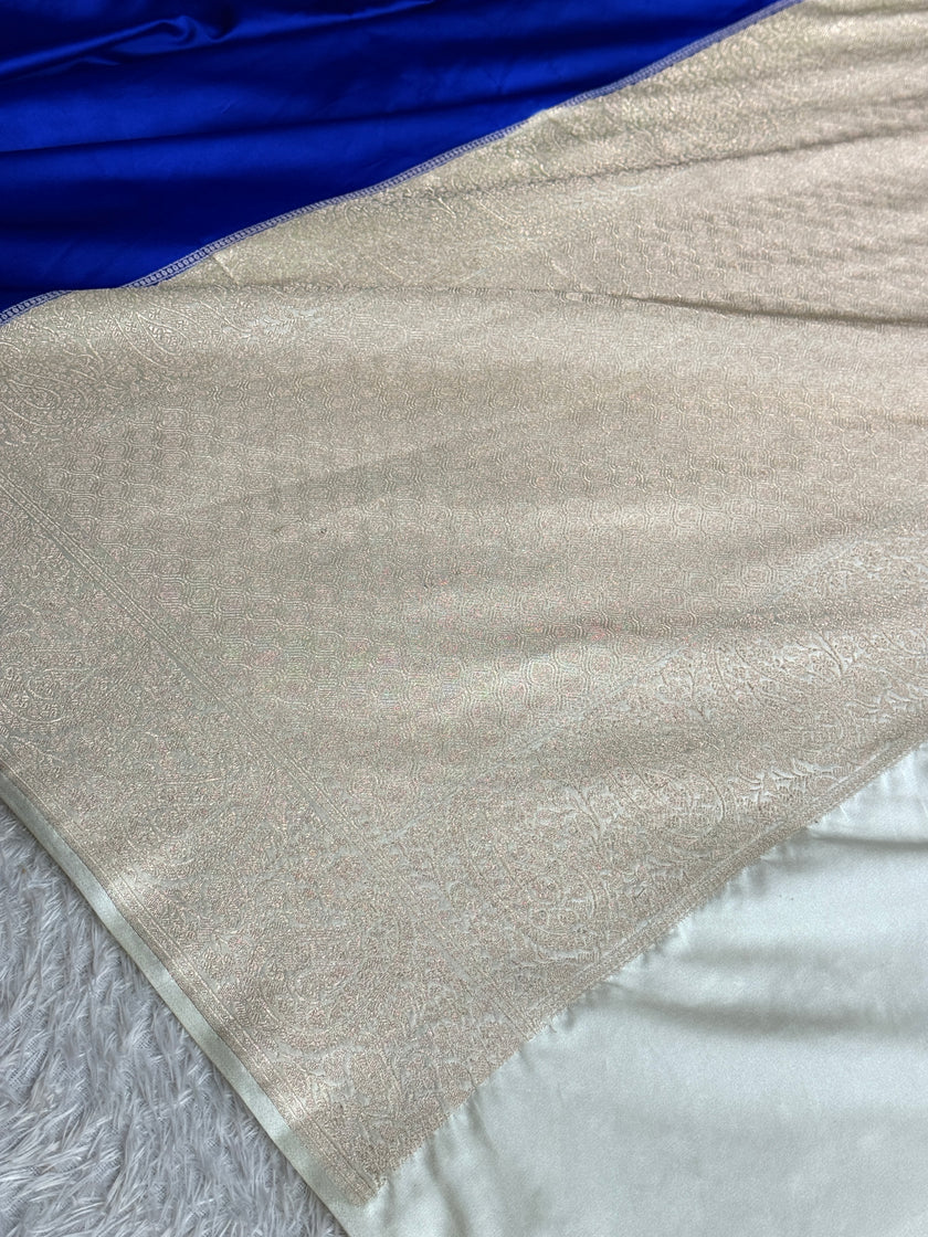 BANARASI MASHRU KATAN SILK SAREE MK100