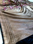 BANARASI MASHRU KATAN SILK SAREE MENAKARI WORK HN500