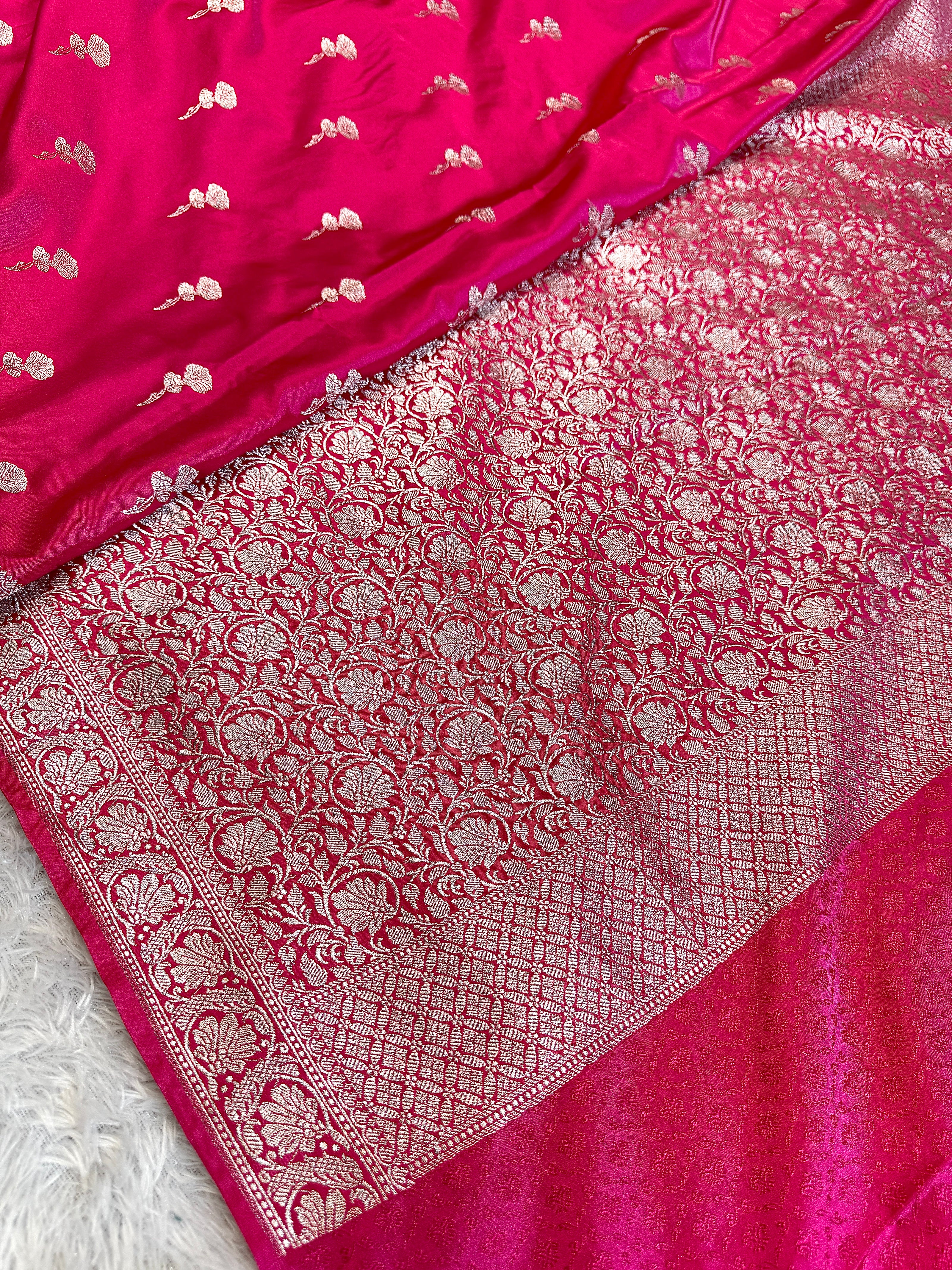 BANARASI MASHRU KATAN SILK SAREE HN555