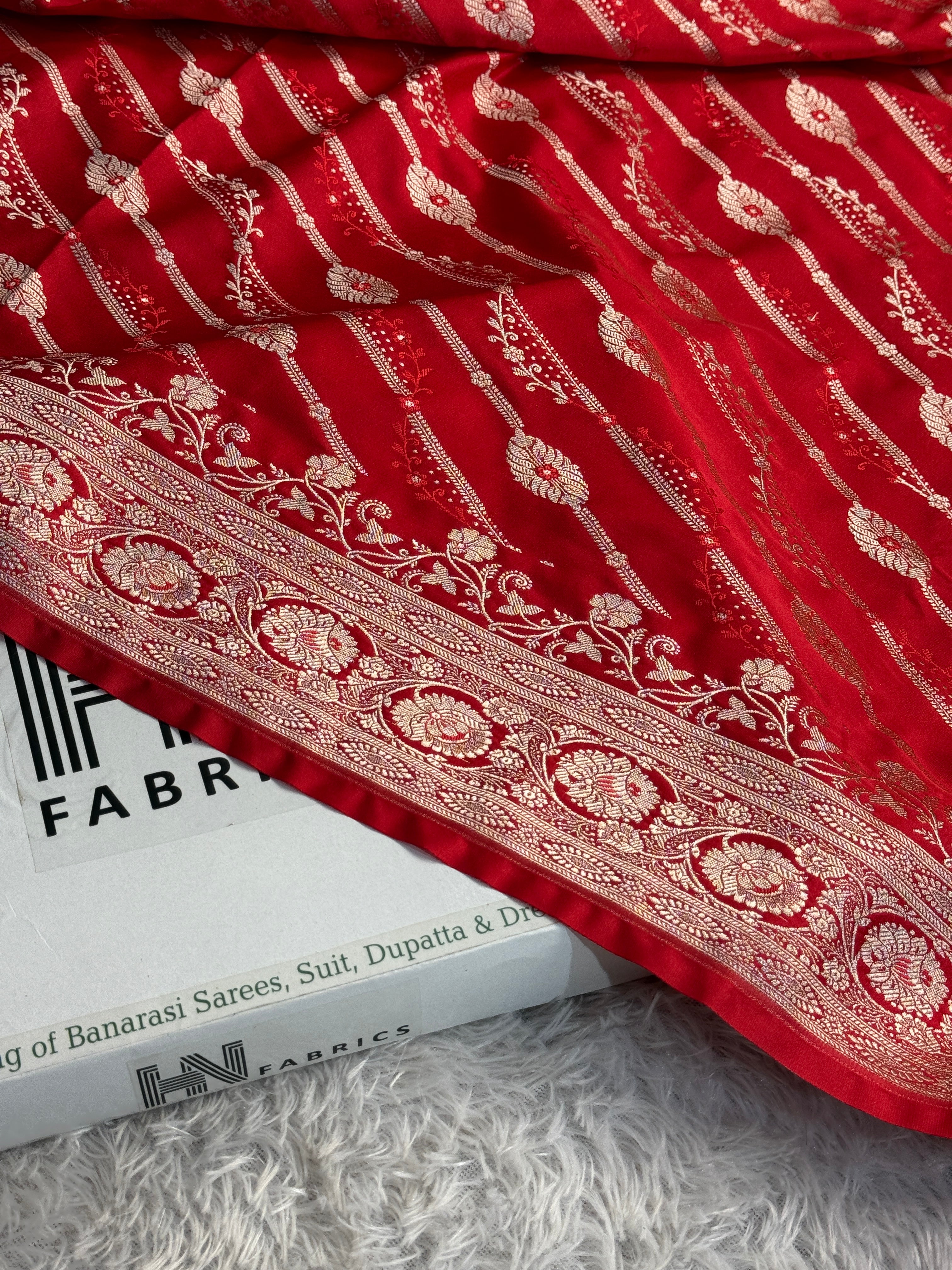 BANARASI MASHRU KATAN SILK SAREE HN651