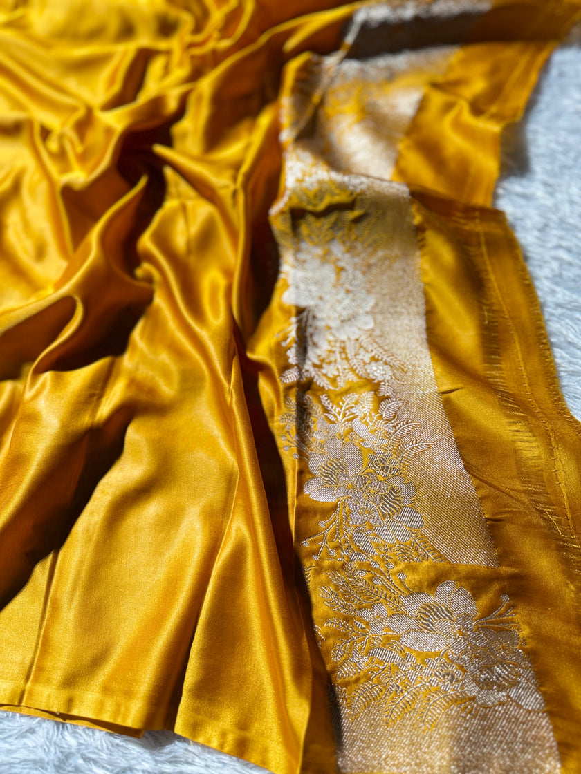 BANARASI MASHRU KATAN SILK SAREE HN133