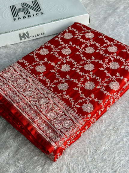 BANARASI MASHRU KATAN SILK SAREE MK066