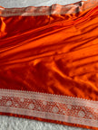 BANARASI MASHRU KATAN SILK SAREE Mk025