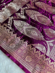 BANARASI MASHRU KATAN SILK SAREE HN524