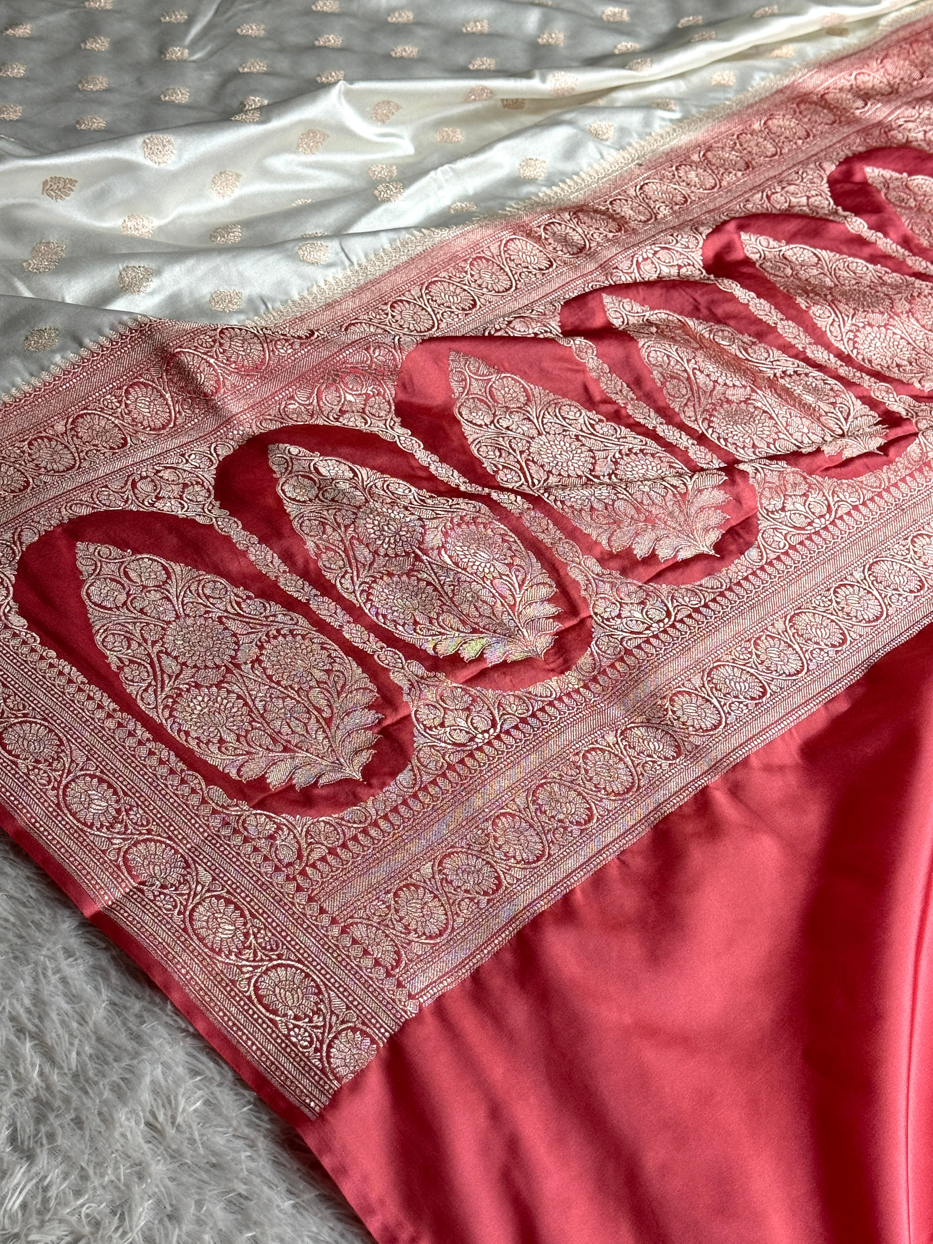BANARASI MASHRU KATAN SILK SAREE 048