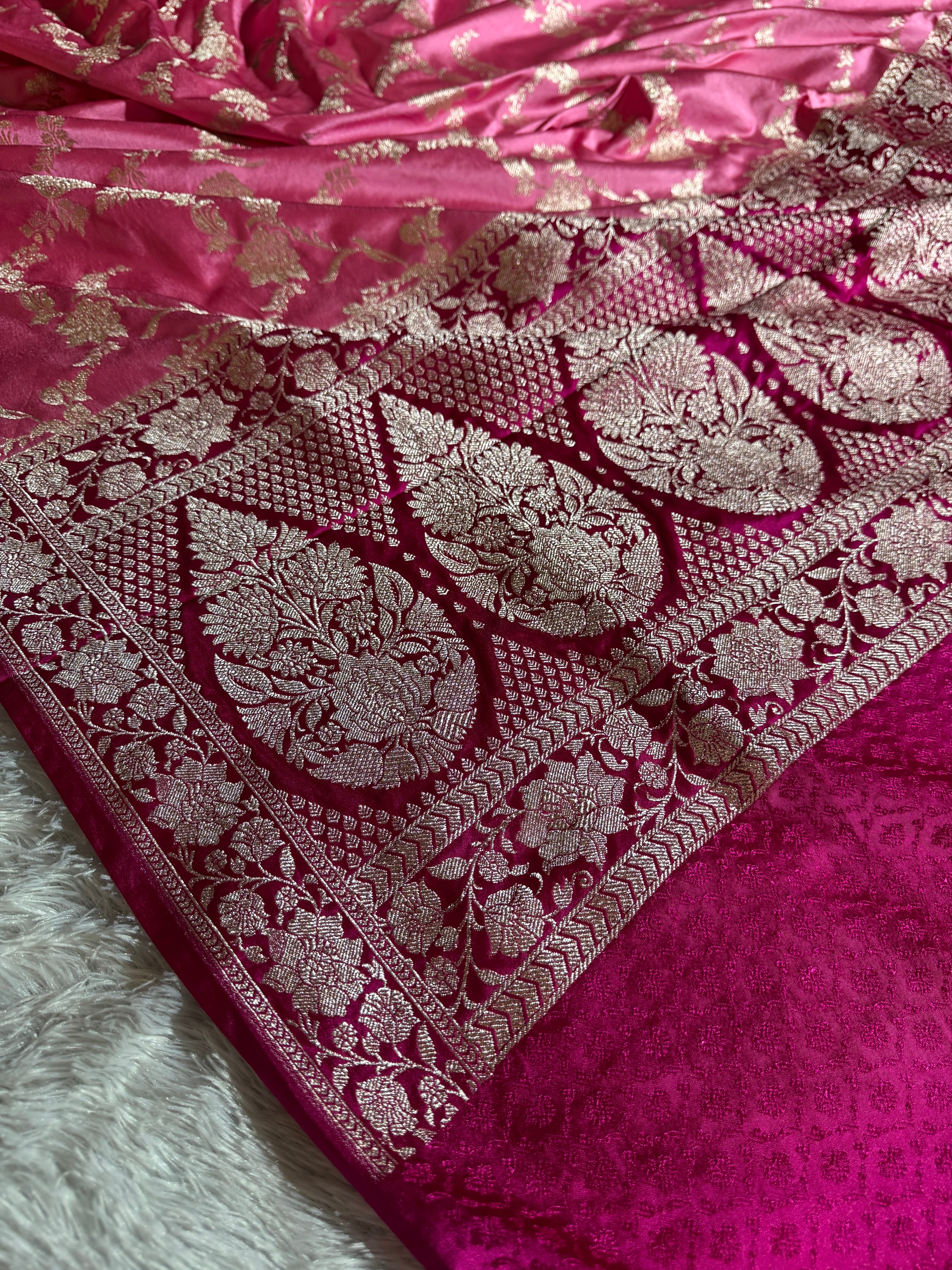 BANARASI MASHRU KATAN SILK SAREE HN514