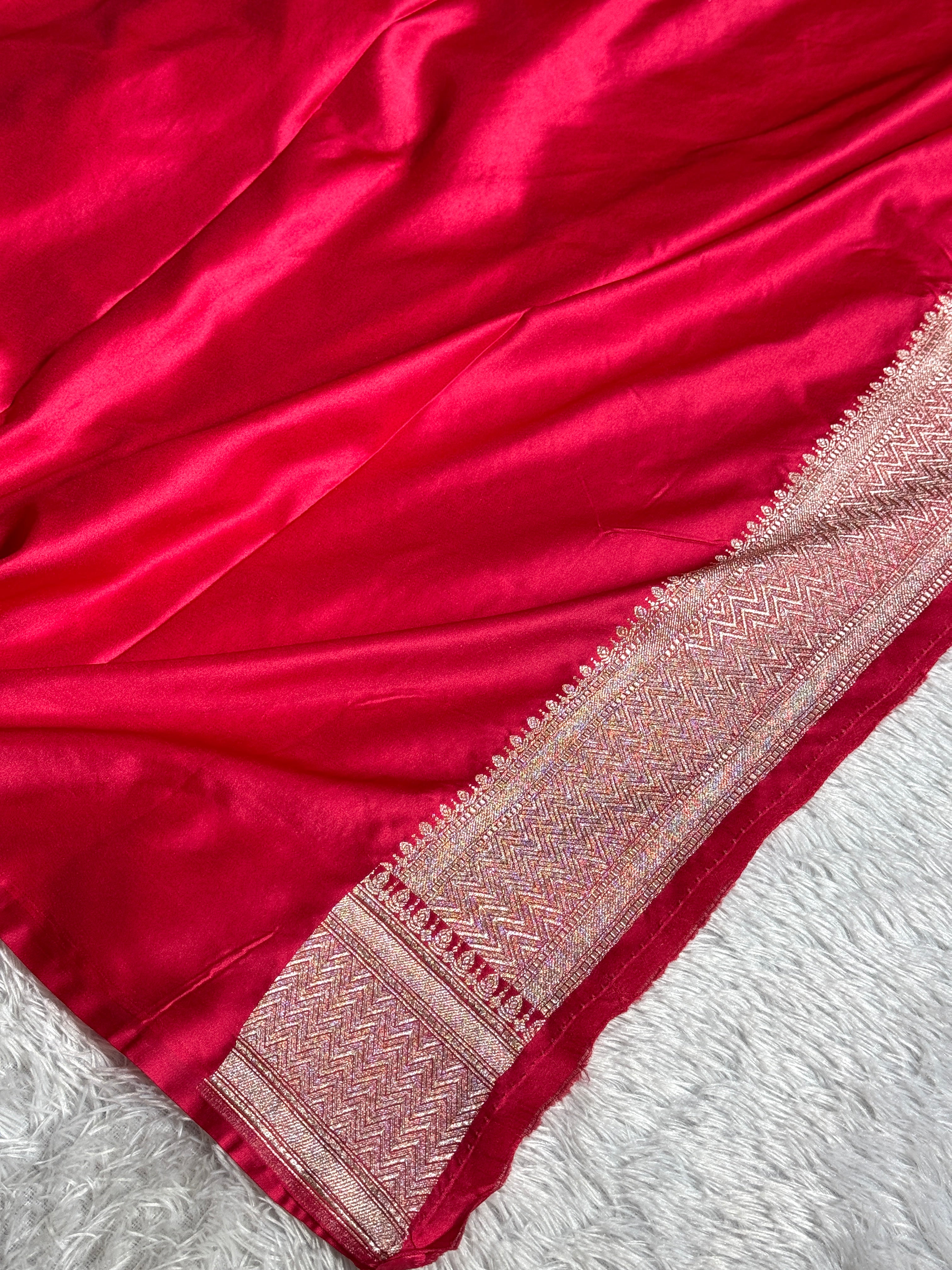 BANARASI MASHRU KATAN SILK SAREE MK024