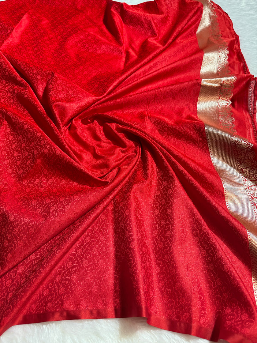 BANARASI MASHRU KATAN SILK SAREE HN526