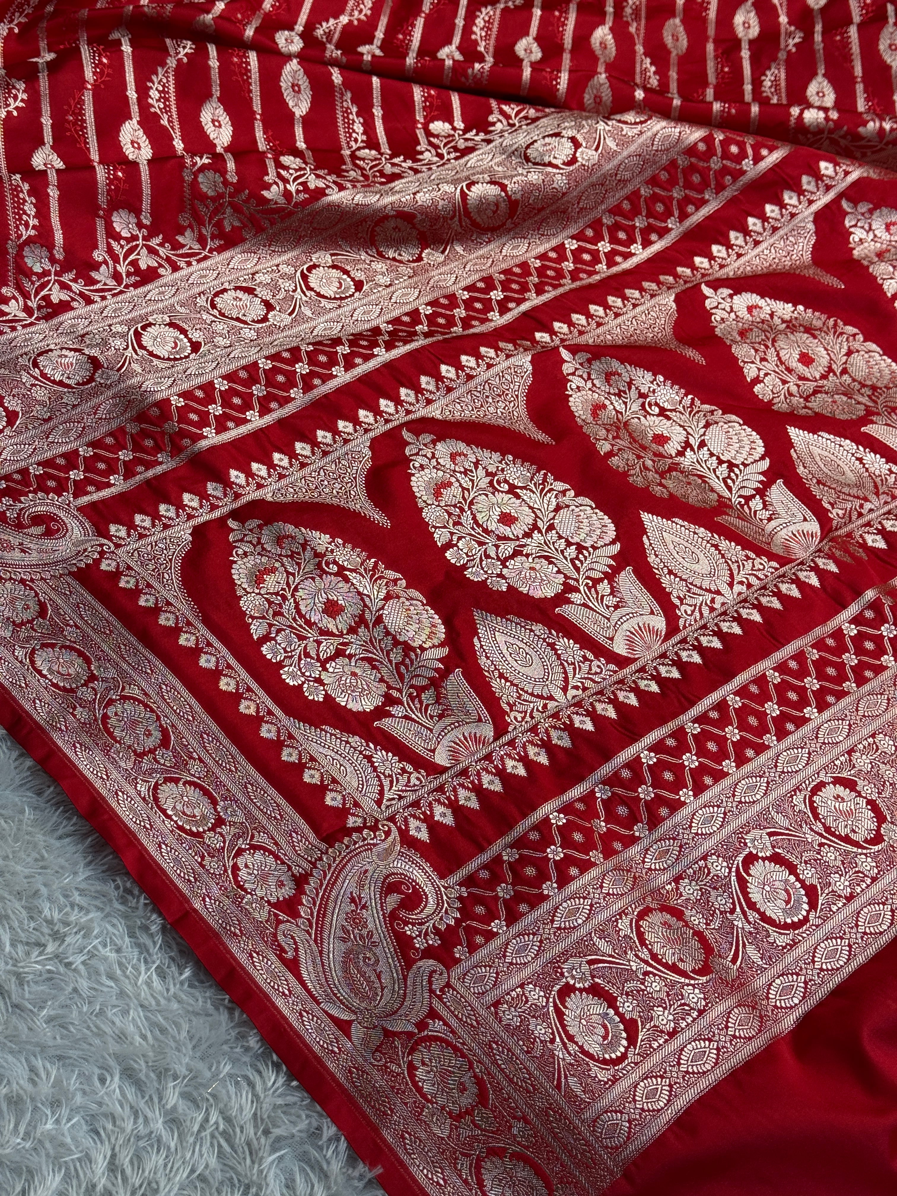 BANARASI MASHRU KATAN SILK SAREE HN651