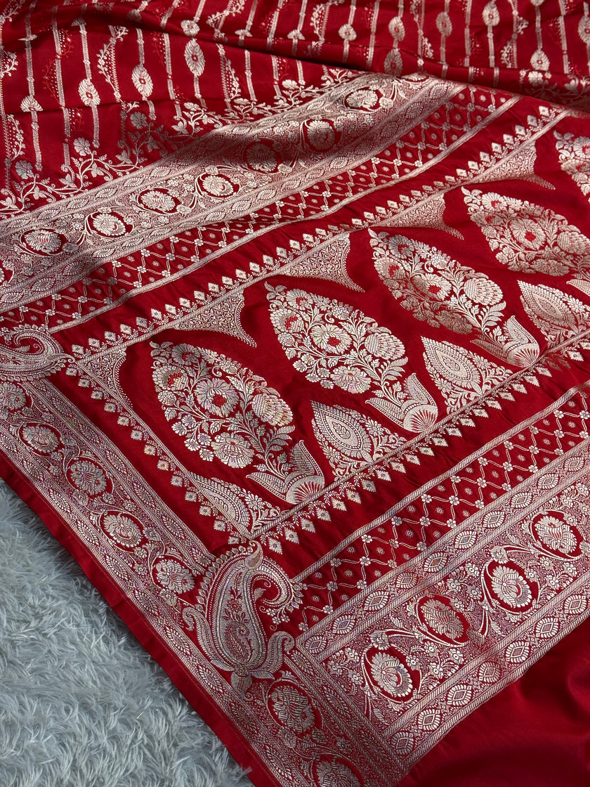 BANARASI MASHRU KATAN SILK SAREE HN651