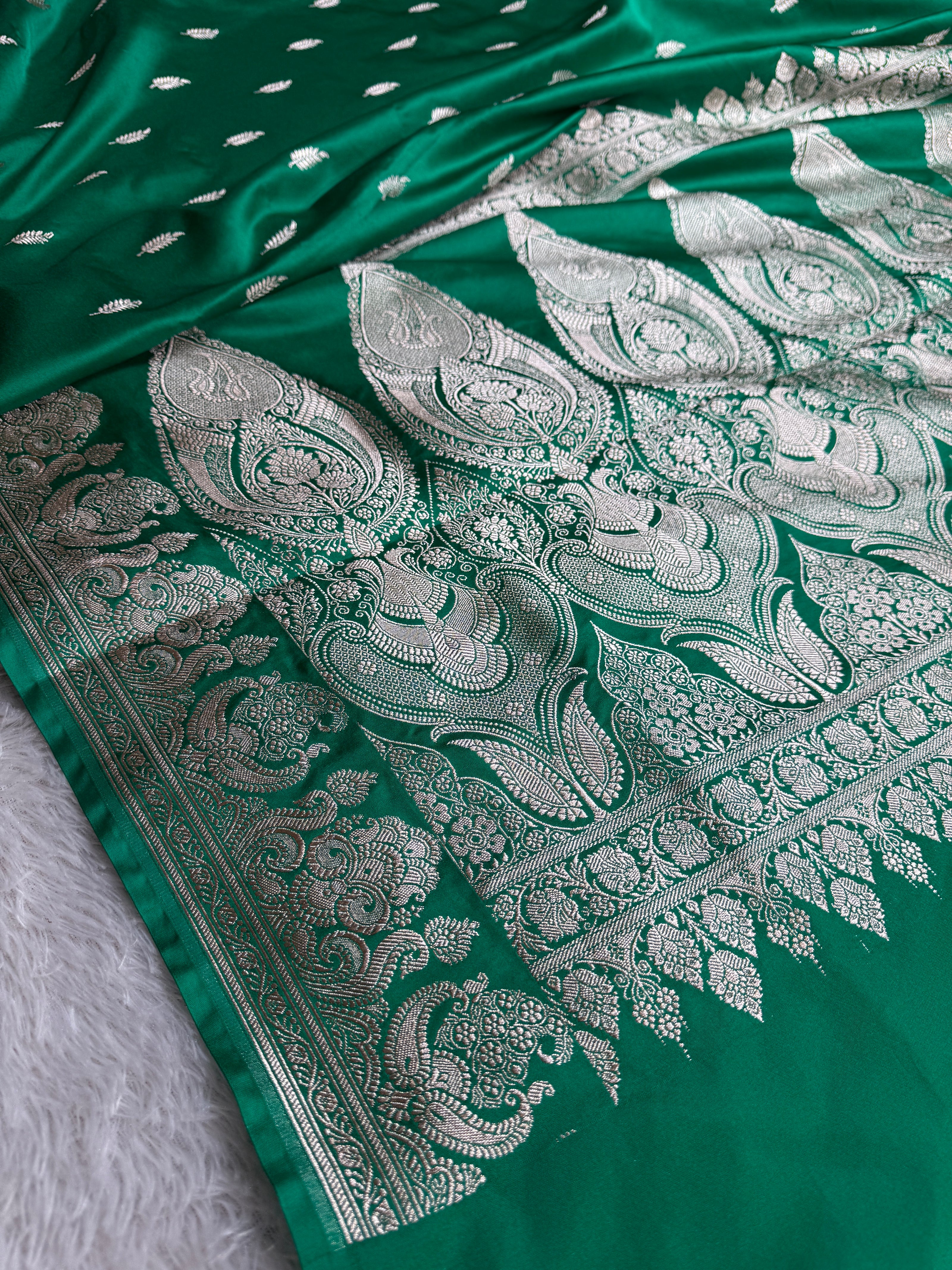 BANARASI MASHRU KATAN SILK SAREE HN539