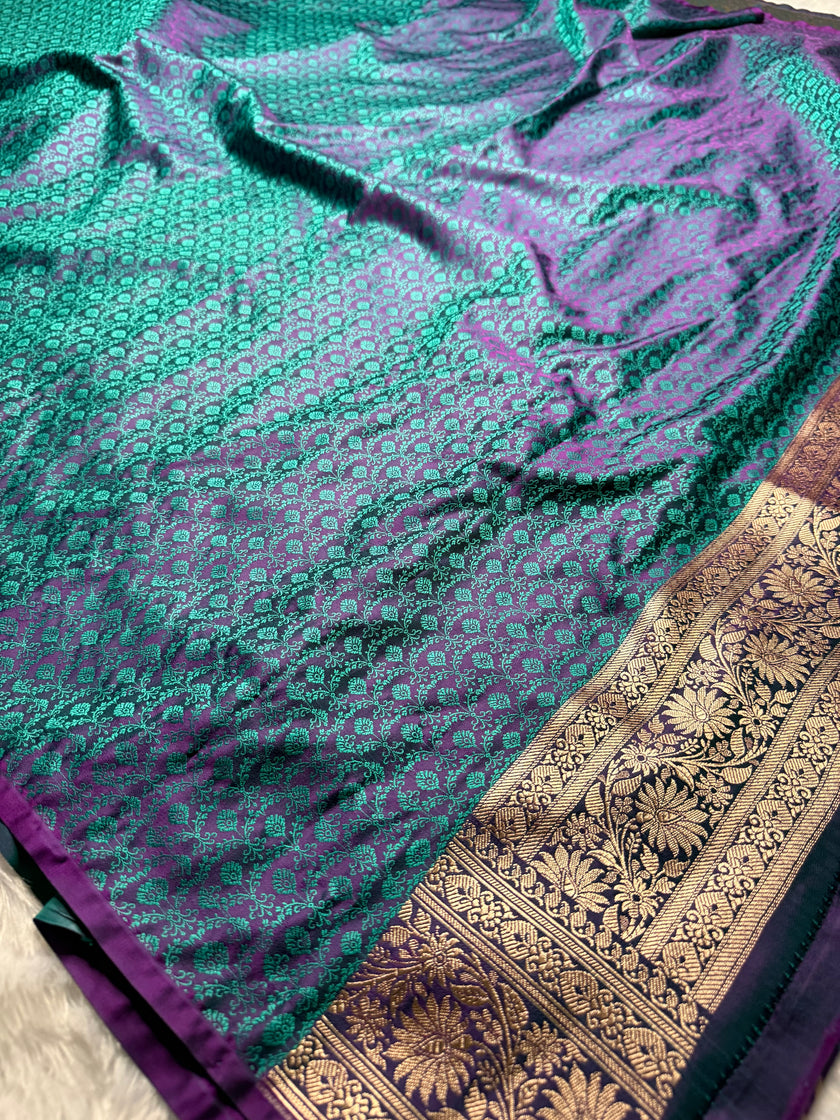 BANARASI MASHRU KATAN SILK SAREE HN198