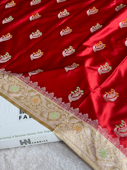 BANARASI MASHRU KATAN SILK SAREE MK042