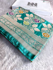 BANARASI MASHRU KATAN SILK SAREE HN550