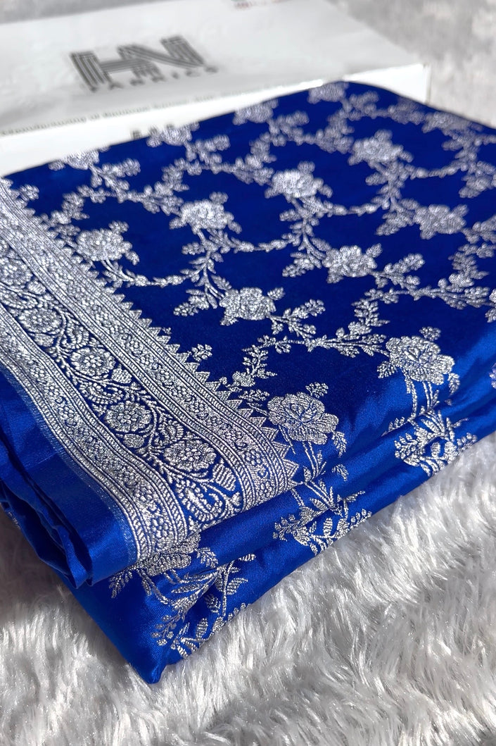 BANARASI MASHRU KATAN SILK SAREE HN380