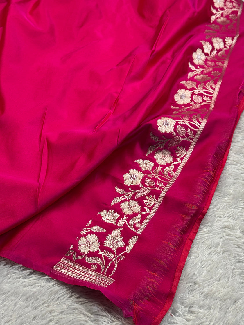 BANARASI MASHRU KATAN SILK SAREE HN572