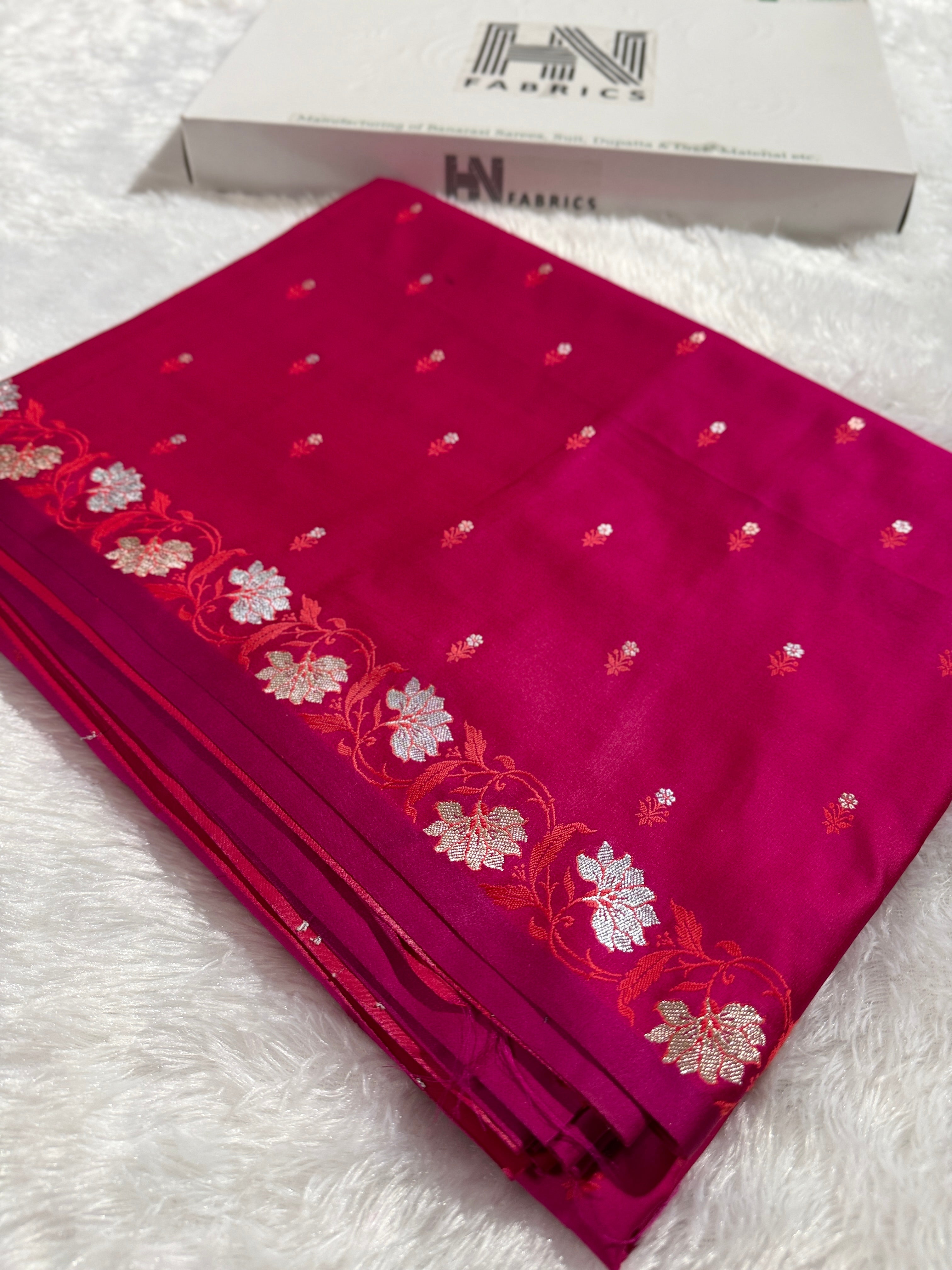 BANARASI MASHRU KATAN SILK SAREE HN541