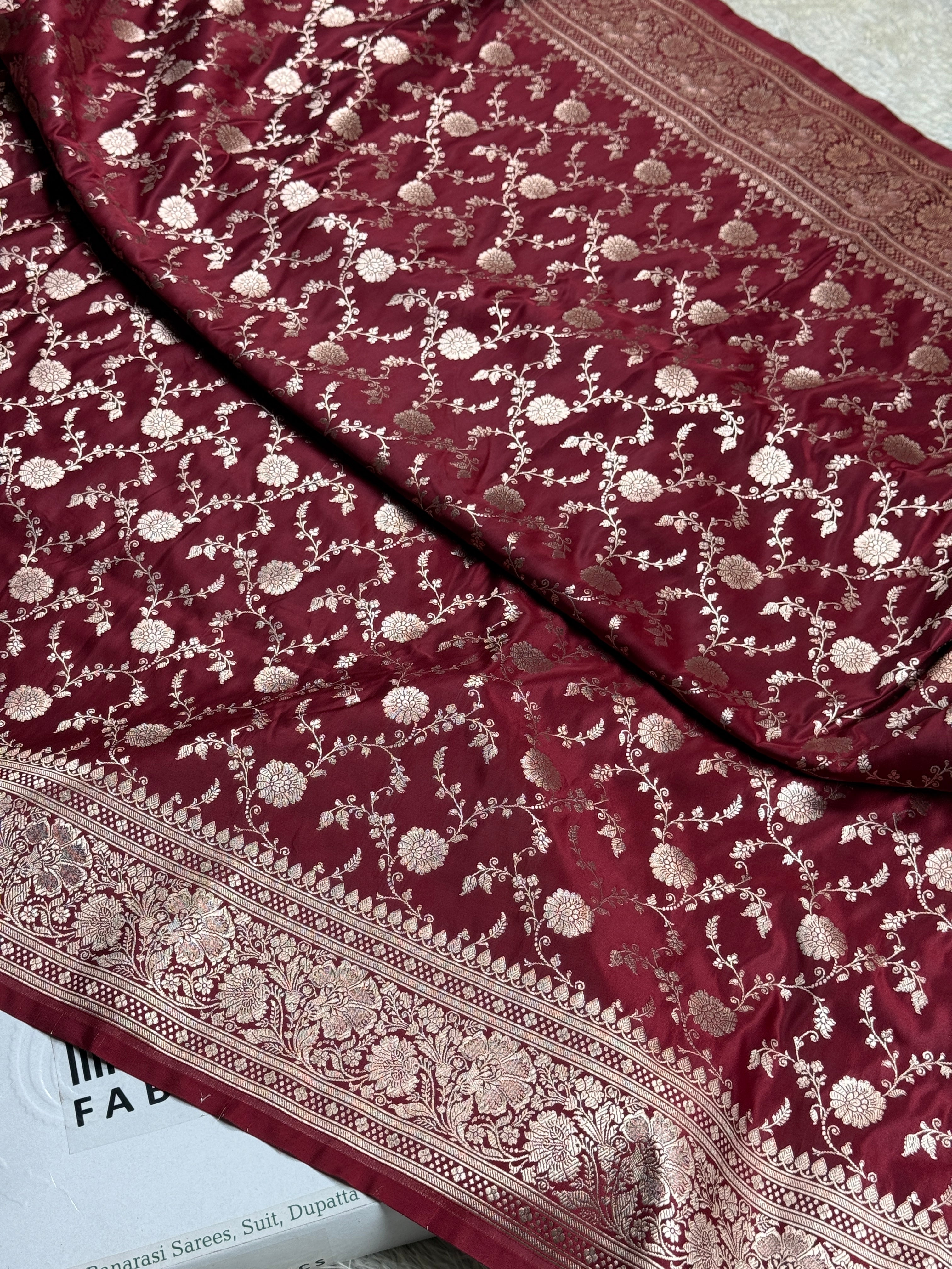 BANARASI MASHRU KATAN SILK SAREE HN950