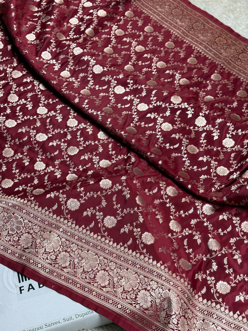 BANARASI MASHRU KATAN SILK SAREE HN950