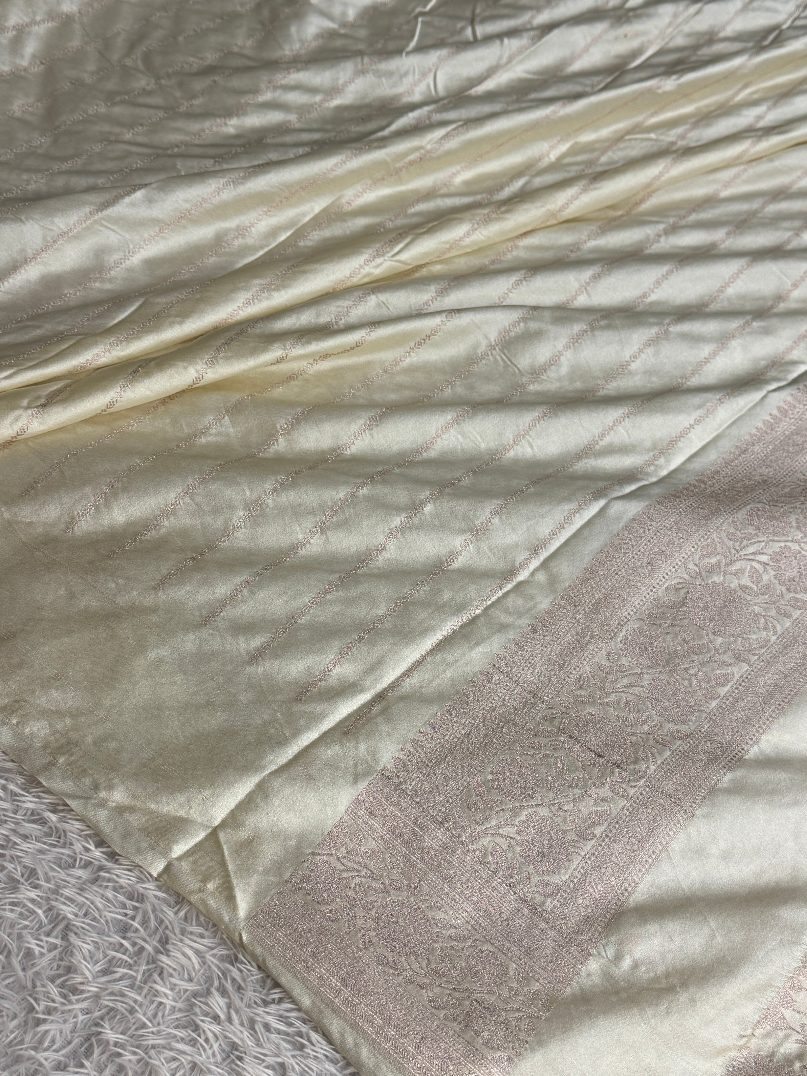BANARASI MASHRU KATAN SILK SAREE MK082