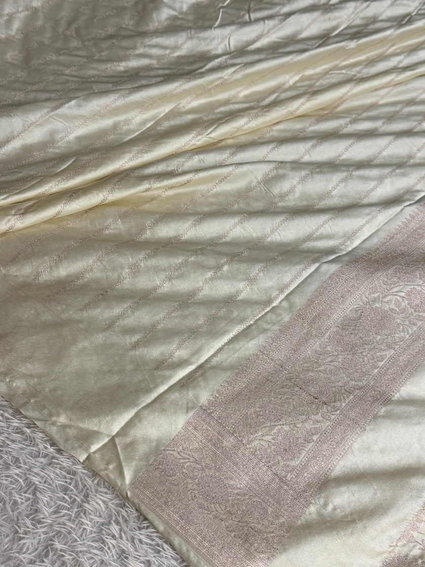 BANARASI MASHRU KATAN SILK SAREE MK082