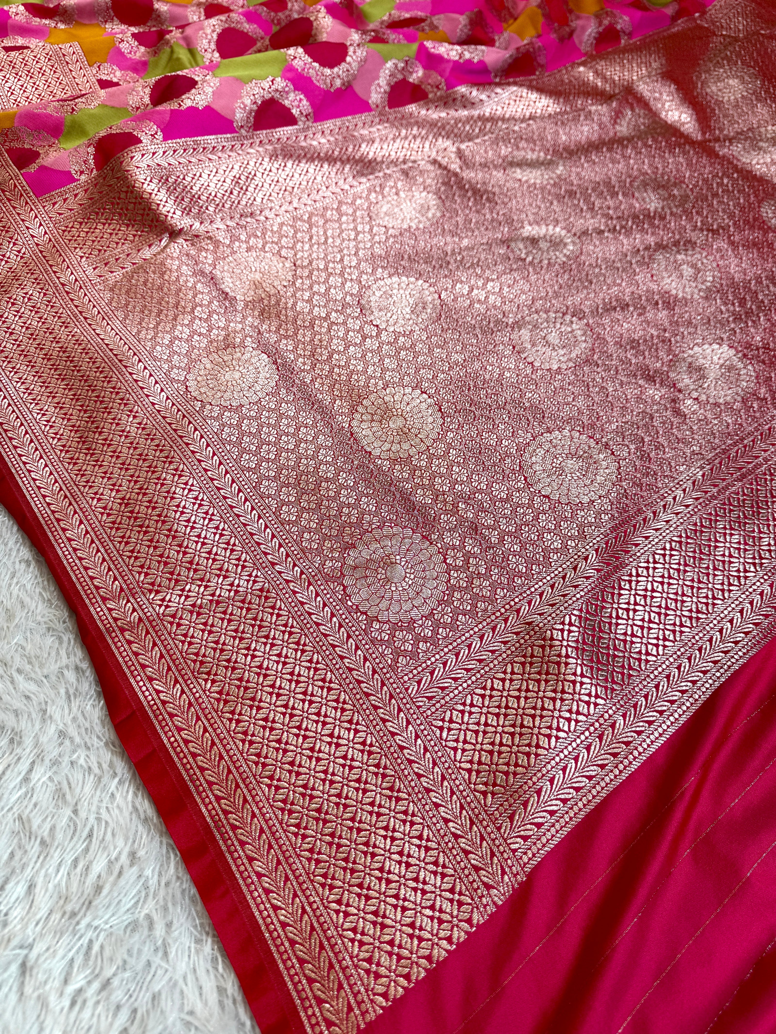 BANARASI MASHRU KATAN SILK SAREE HN516