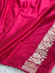 BANARASI MASHRU KATAN SILK SAREE MK029