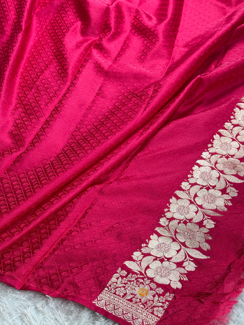 BANARASI MASHRU KATAN SILK SAREE MK029