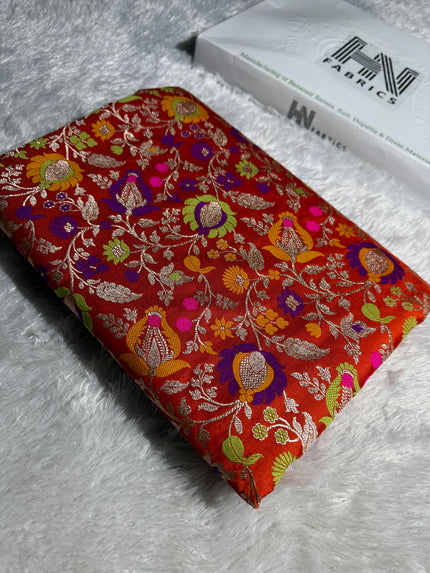 Banarasi Mashru katan silk saree Menakari Work hn140