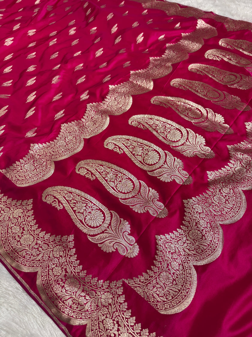 BANARASI MASHRU KATAN SILK SAREE HN530
