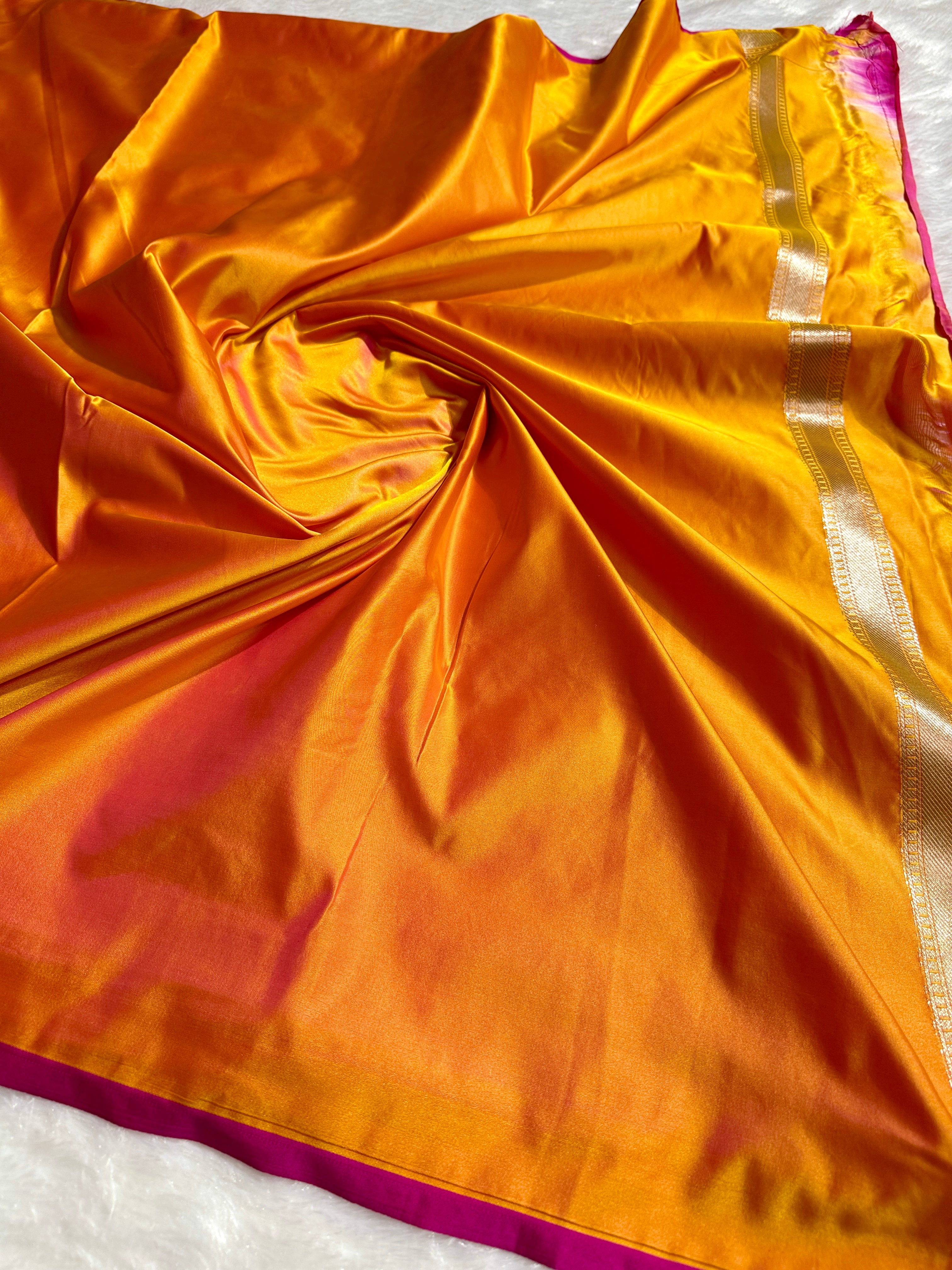 BANARASI MASHRU KATAN SILK SAREE HN528