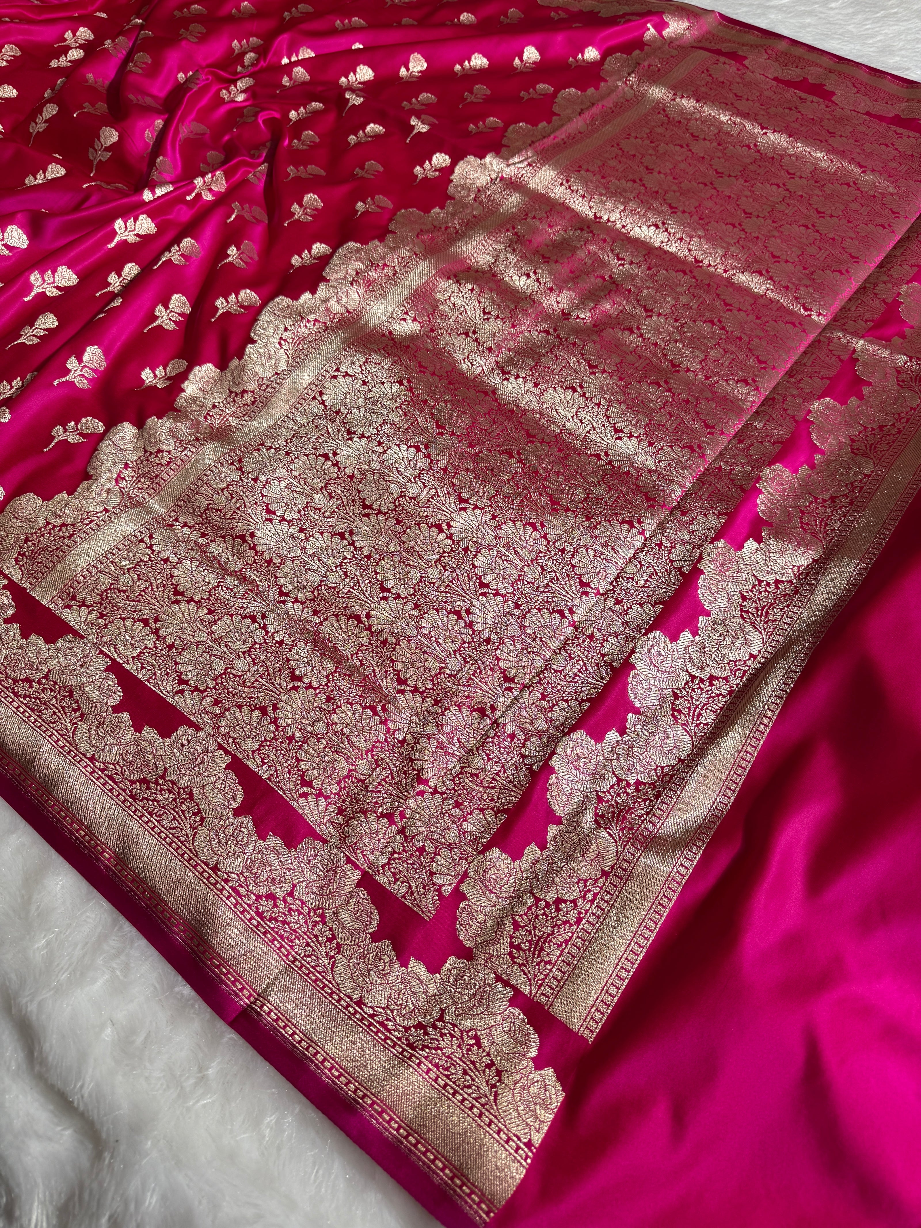 BANARASI MASHRU KATAN SILK SAREE HN528