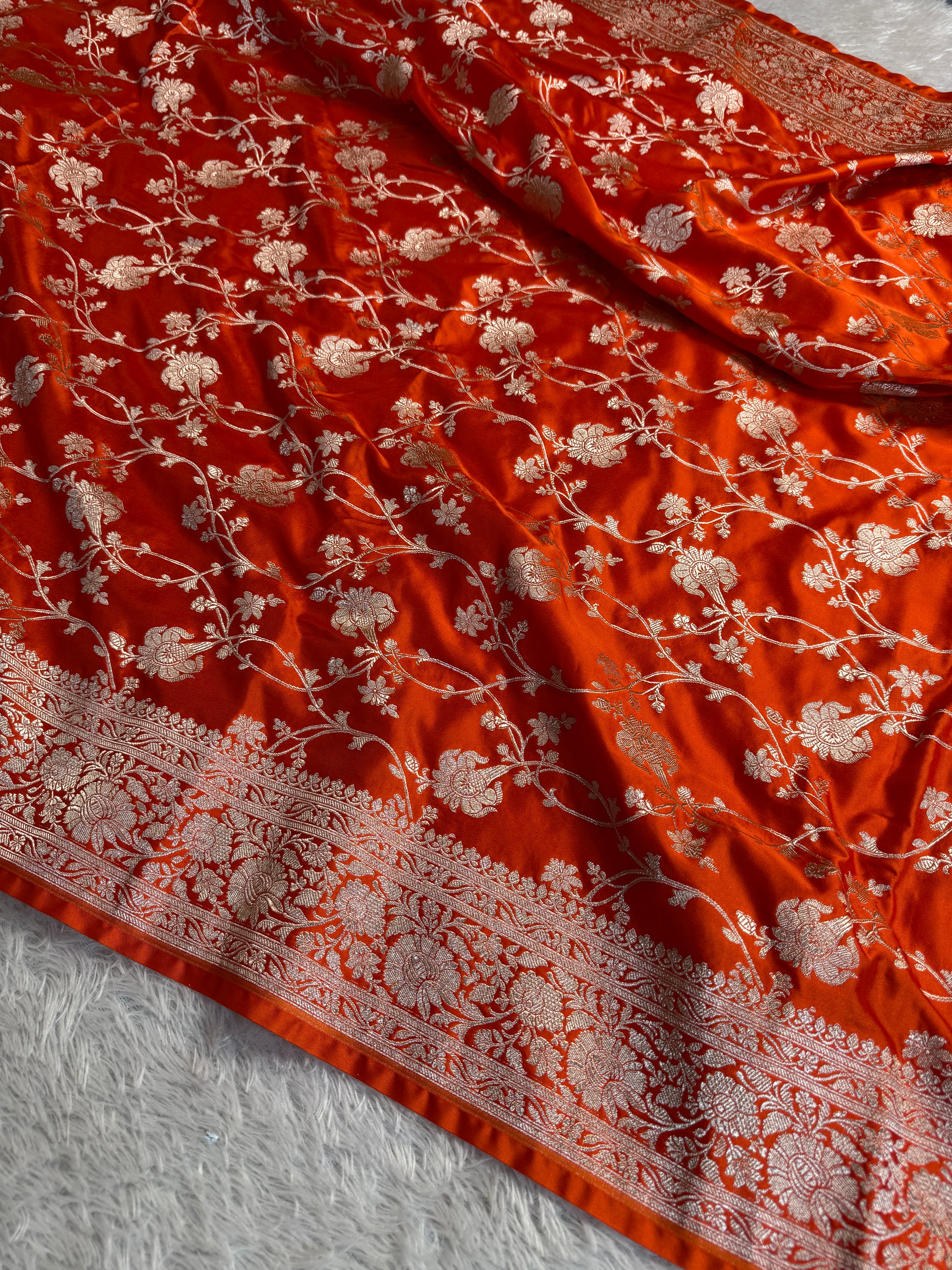 BANARASI MASHRU KATAN SILK SAREE HN551