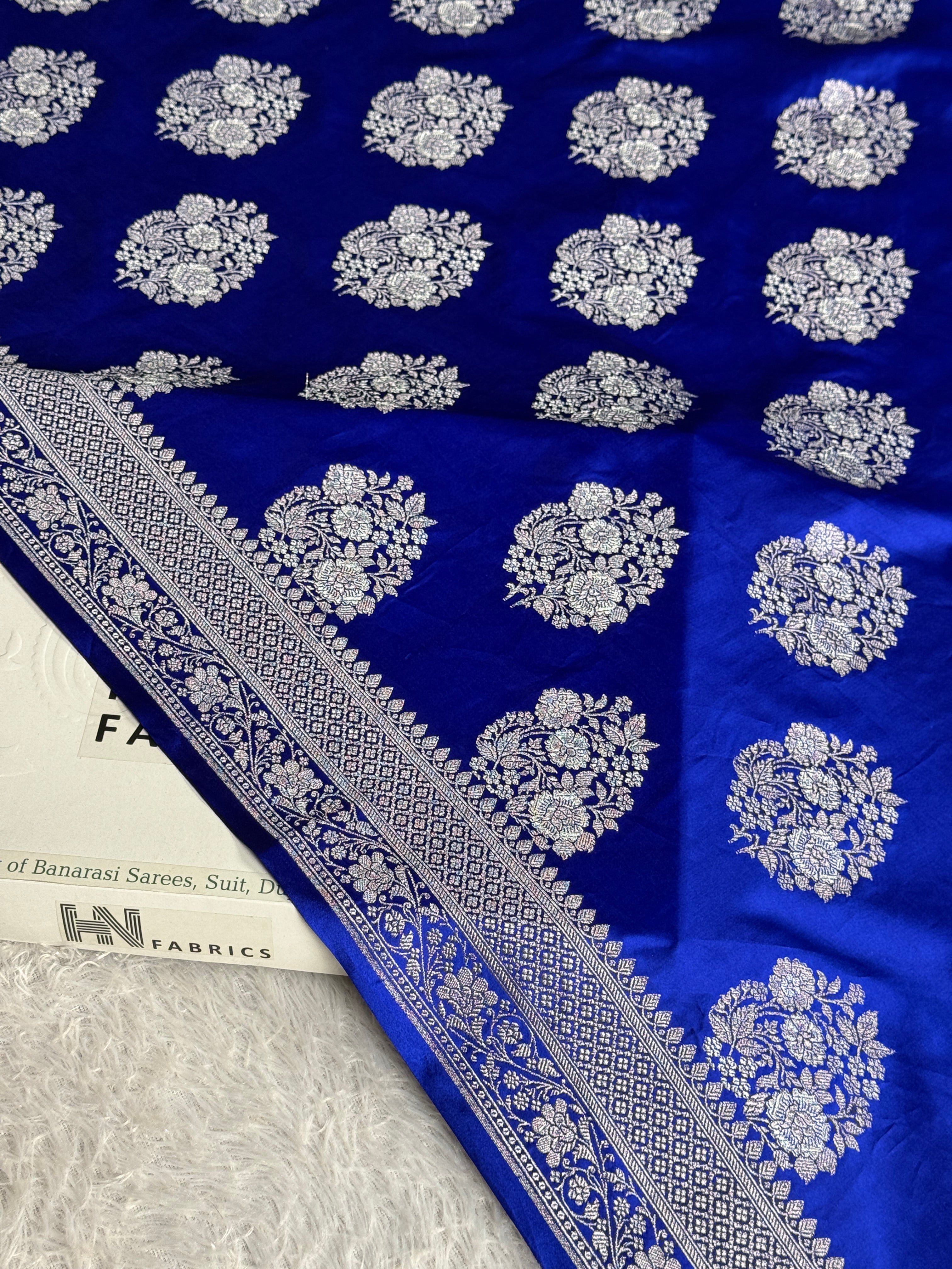 BANARASI MASHRU KATAN SILK SAREE MK036