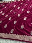 BANARASI MASHRU KATAN SILK SAREE MK042