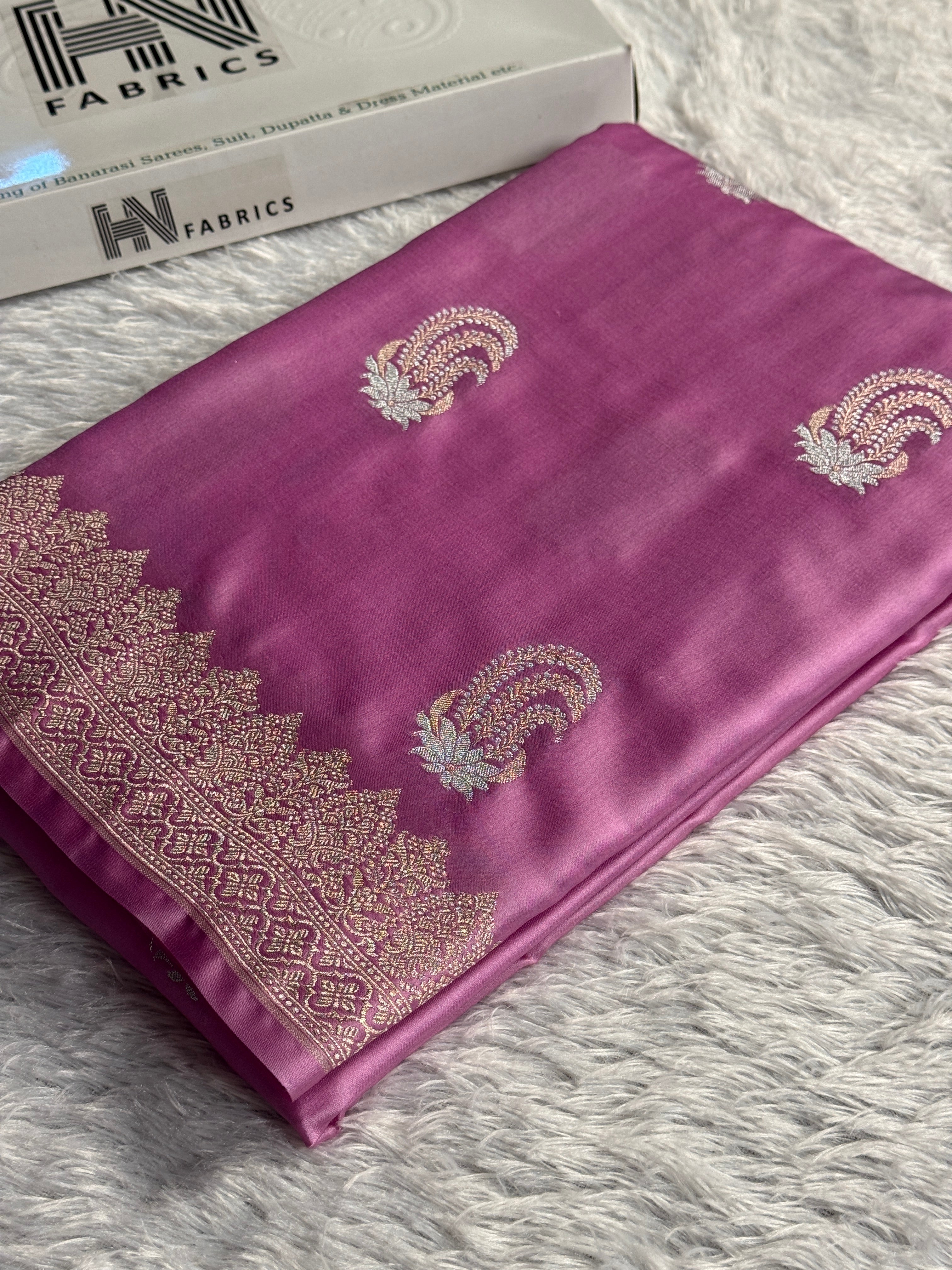 BANARASI MASHRU KATAN SILK SAREE MK042