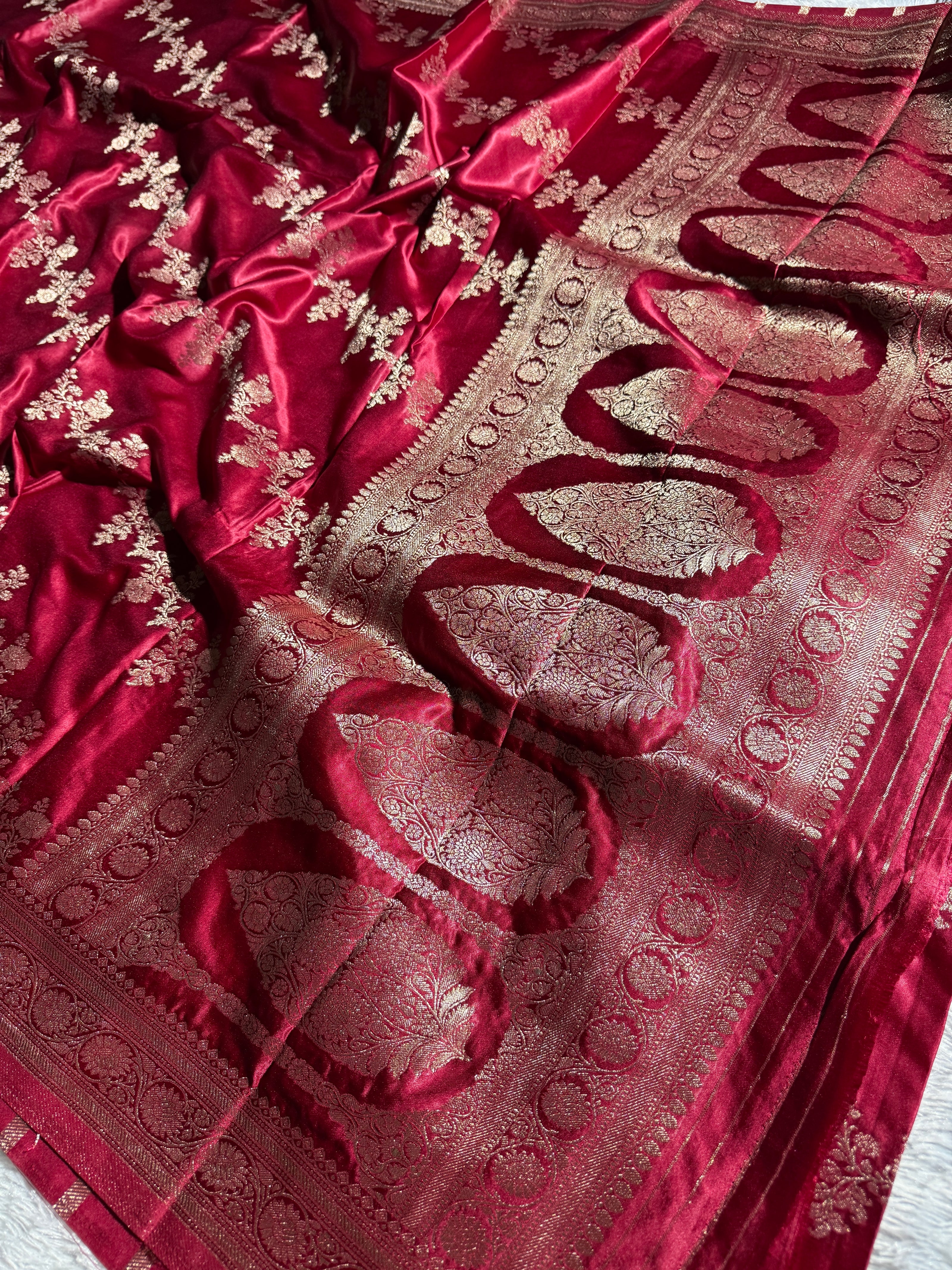 BANARASI MASHRU KATAN SILK SAREE HN144